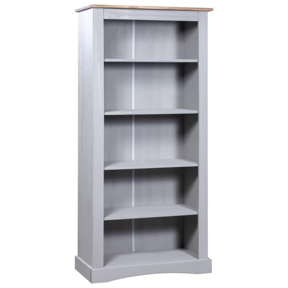 vidaXL Kirjahylly 5 tasoa Meksikon mänty Corona-sarja 81x29x170 cm