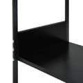 Miniatyrbilde 4 av 7: vidaXL Liten rett bokhylle svart 33,5x39,6x79,7 cm konstruert tre