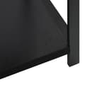 Miniatyrbilde 5 av 7: vidaXL Liten rett bokhylle svart 33,5x39,6x79,7 cm konstruert tre