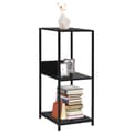 Miniatyrbilde 7 av 7: vidaXL Liten rett bokhylle svart 33,5x39,6x79,7 cm konstruert tre