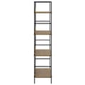 Miniatyrbilde 4 av 7: vidaXL Bokhylle 4 lag eik 60x27,6x124,5 cm konstruert tre