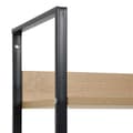 Miniatyrbillede 5 af 7: vidaXL Bogreol/reol med 3 hylder 60x27,6x90,5 cm konstrueret træ egetræ change