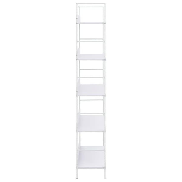 vidaXL Bogreol/reol med 5 hylder 60x27,6x158,5 cm konstrueret træ hvid change