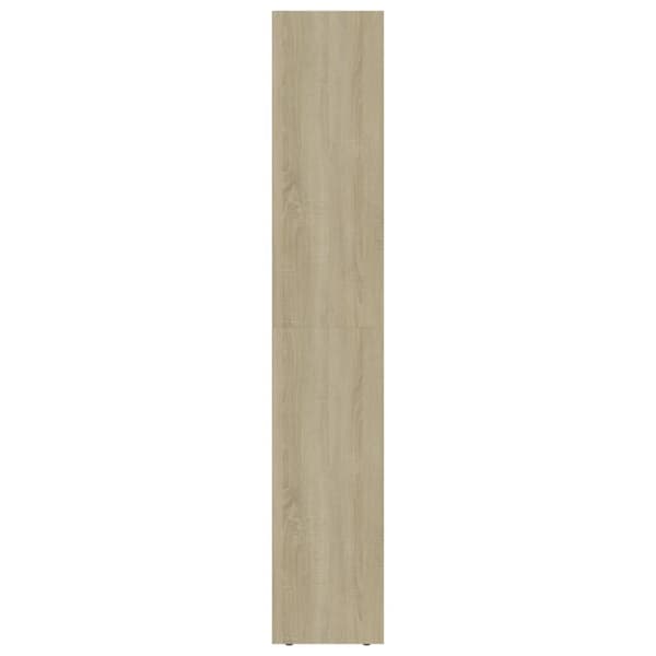 vidaXL Bokhylle sonoma eik 36x30x171 cm konstruert tre