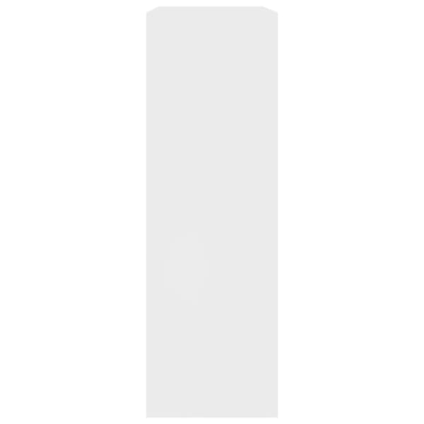 vidaXL Bogreol/reol 60x24x76 cm konstrueret træ hvid change