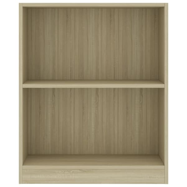 vidaXL Bokhylla sonoma-ek 60x24x76 cm konstruerat trä