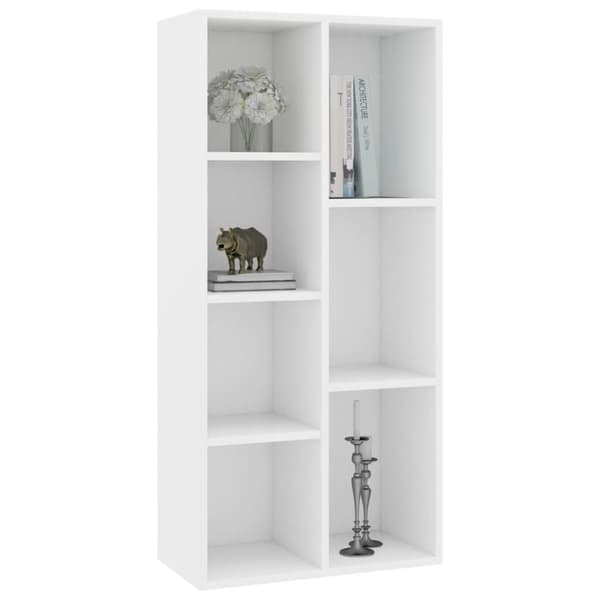 vidaXL Reol 50x25x106 cm spånplade hvid