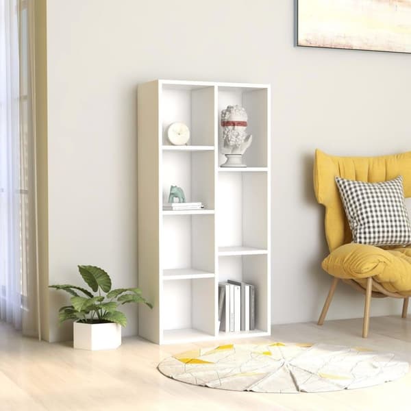 vidaXL Reol 50x25x106 cm spånplade hvid