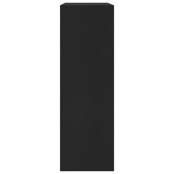 vidaXL Bogreol/reol 60x24x76 cm konstrueret træ sort change