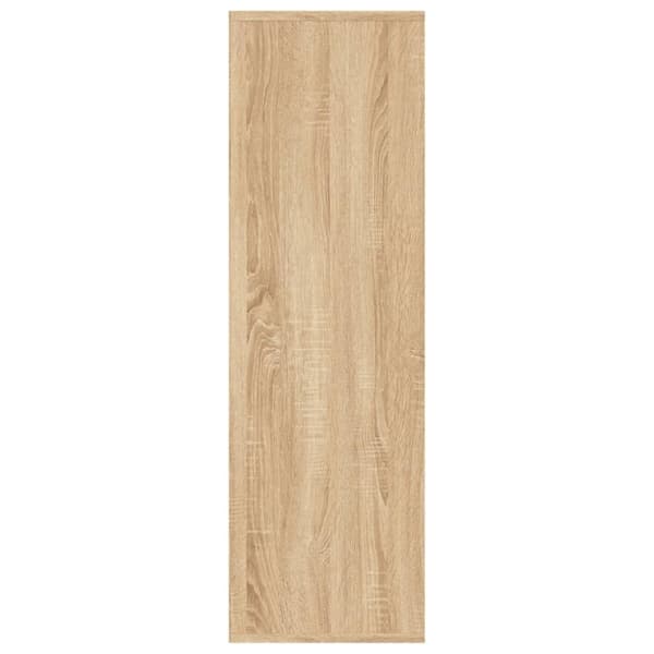 vidaXL Bokhylla sonoma-ek 98x29x97,5 cm konstruerat trä