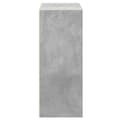 Pikkukuva 7 / 11: vidaXL 2-tasoinen kirjahylly betoninharmaa 40x30x76,5 cm lastulevy