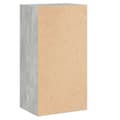 Pikkukuva 8 / 11: vidaXL 2-tasoinen kirjahylly betoninharmaa 40x30x76,5 cm lastulevy