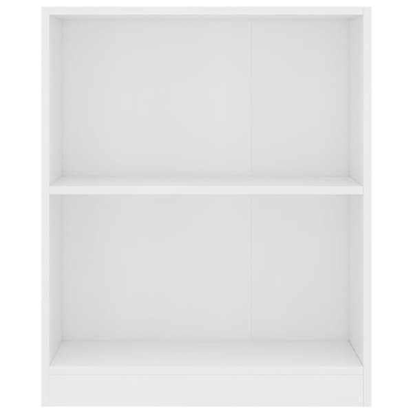vidaXL Bokhylle hvit 60x24x76 cm konstruert tre