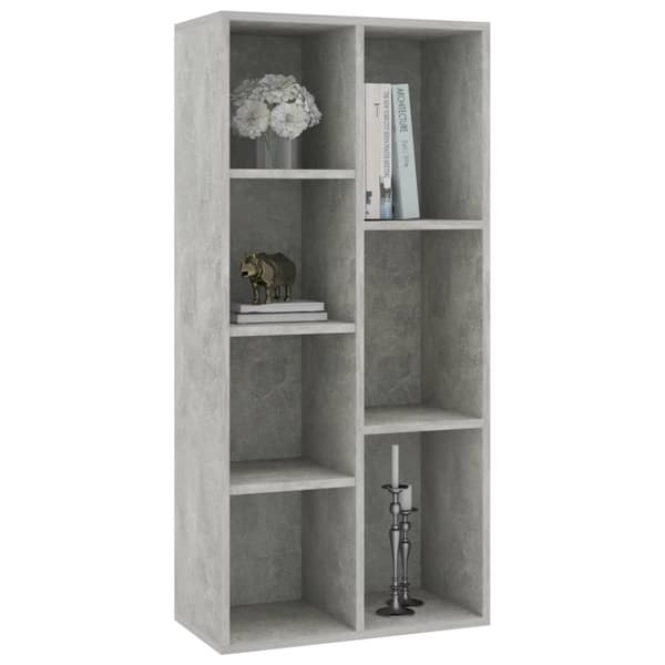 vidaXL Reol 50x25x106 cm spånplade betongrå