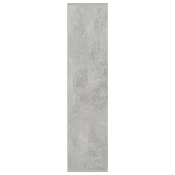 vidaXL Reol 50x25x106 cm spånplade betongrå