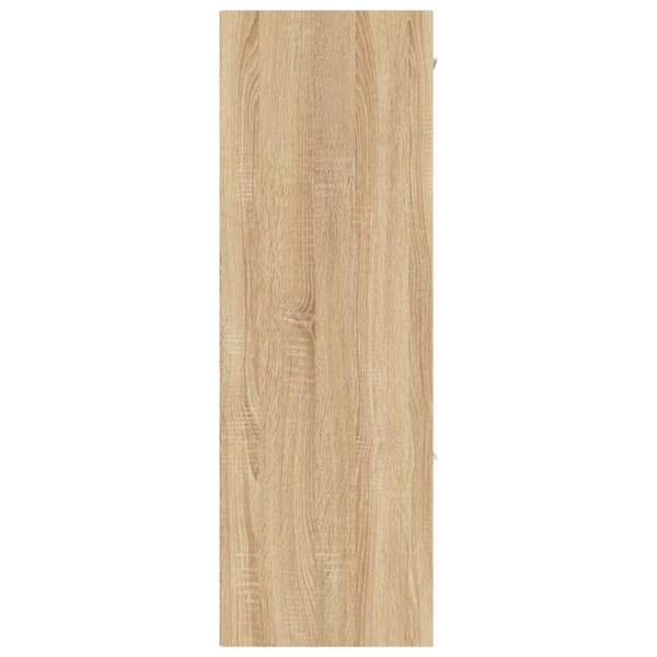 vidaXL kontorreol 60x29,5x90 cm konstrueret træ sonoma-eg