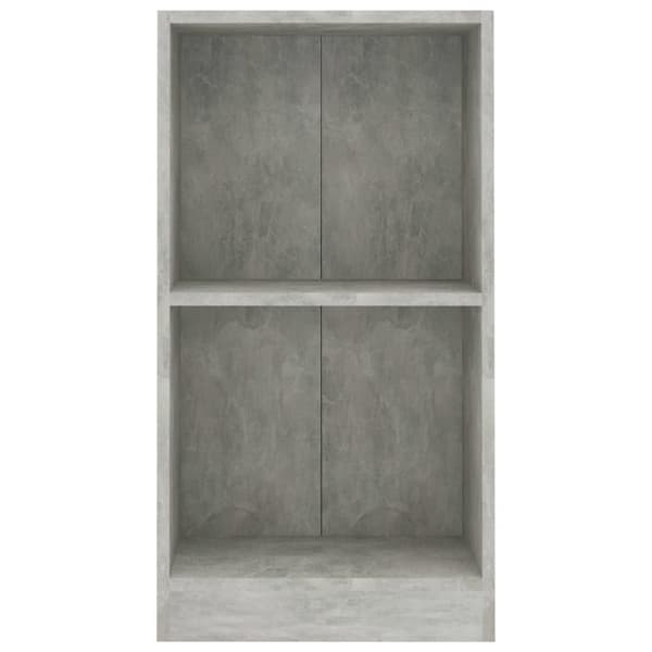 vidaXL Bogreol/reol 40 x 24 x 75 cm spånplade betongrå change
