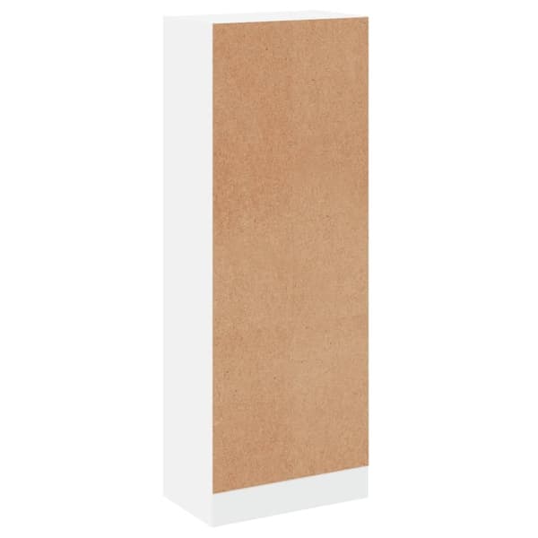 vidaXL Bogreol/reol med 3 hylder 40x24x109 cm konstrueret træ hvid change