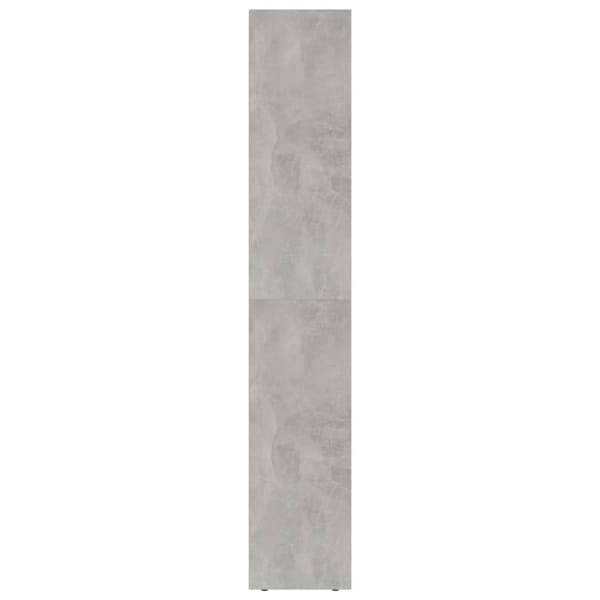 vidaXL Bogreol/reol 36x30x171 cm konstrueret træ betongrå change