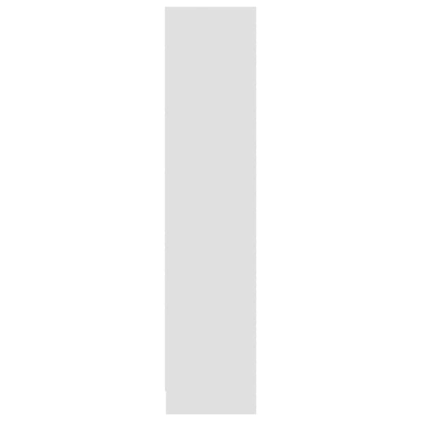 vidaXL Bogreol/reol med 3 hylder 60x24x109 cm konstrueret træ hvid change