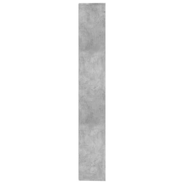 vidaXL Bokhylle/Romdeler betonggrå 155x24x160 cm sponplate