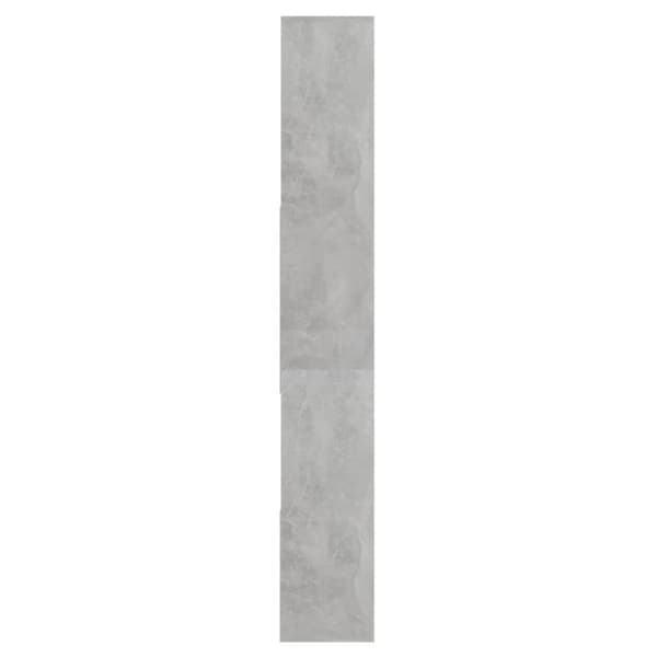 vidaXL Bokhylla betonggrå 67x24x161 cm spånskiva