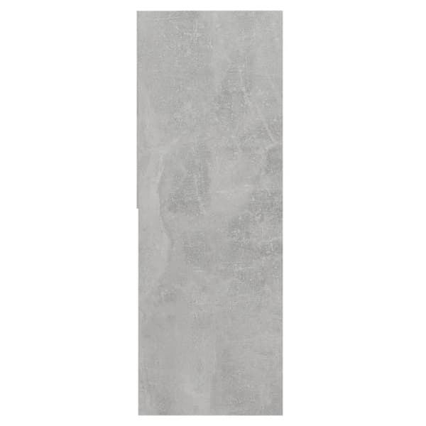 vidaXL Bokhylla betonggrå 67x24x161 cm spånskiva