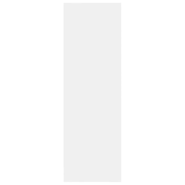 vidaXL Bogreol/reol 40 x 24 x 75 cm spånplade hvid change
