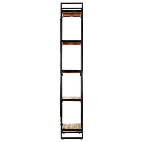 vidaXL Bokhylle 5 etasjer 60x30x180 cm gjenvunnet heltre
