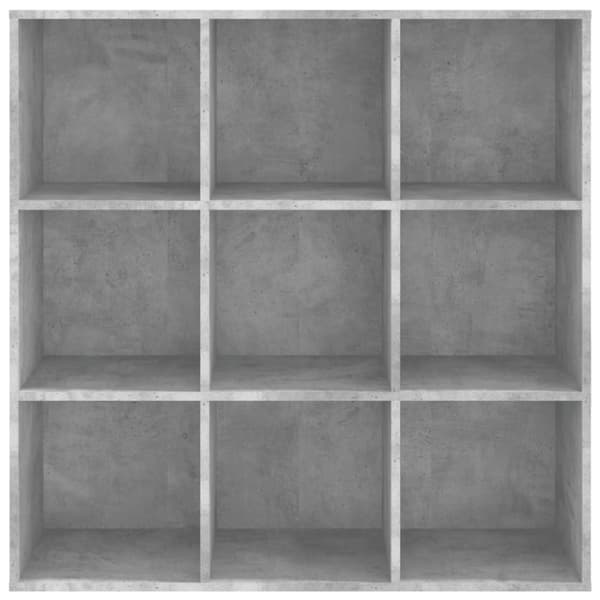 vidaXL Bogreol/reol 98x29x97,5 cm konstrueret træ betongrå change