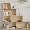 Miniatyrbilde 2 av 8: vidaXL Bokhylle/Romdeler sonoma eik 155x24x160 cm konstruert tre