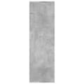 Miniatyrbilde 4 av 8: vidaXL Bokhylle betonggrå 98x29x97,5 cm konstruert tre