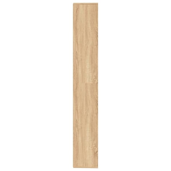 vidaXL Bogreol/reol/rumdeler 155x24x160 cm konstrueret træ sonoma-eg change