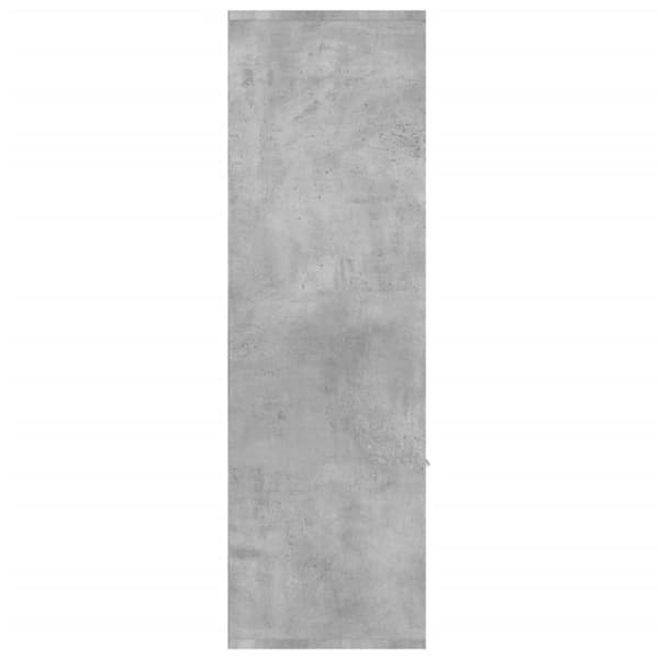 vidaXL Bogreol/reol 98x30x98 cm spånplade betongrå change