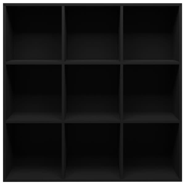 vidaXL Bokhylla svart 98x29x97,5 cm konstruerat trä