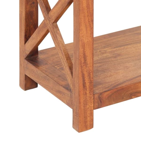 vidaXL Bokhylle 100x30x180 cm heltre akasie med honningfinish