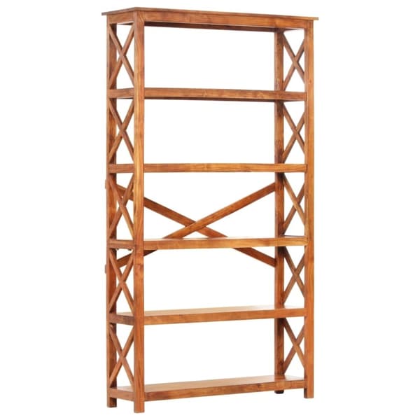 vidaXL Bokhylle 100x30x180 cm heltre akasie med honningfinish