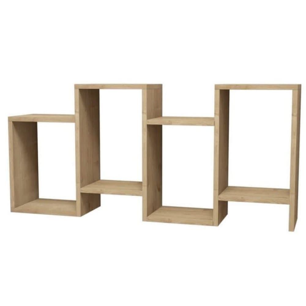 Homemania bogreol Hydra 116,4x22x53,5 cm egetræsfarvet