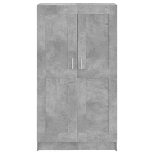 vidaXL Bokhylle betonggrå 82,5x30,5x150 cm konstruert tre