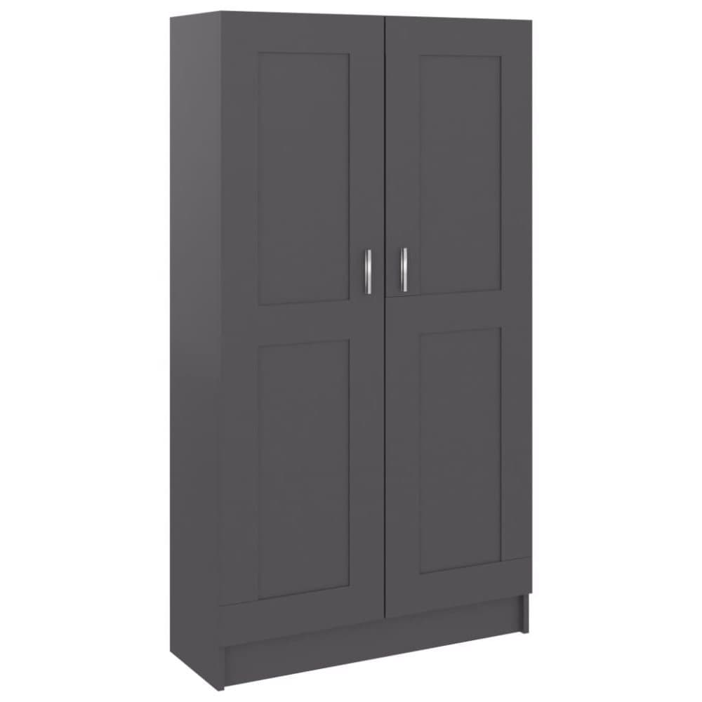 vidaXL bogskab 82,5x30,5x150 cm spånplade grå