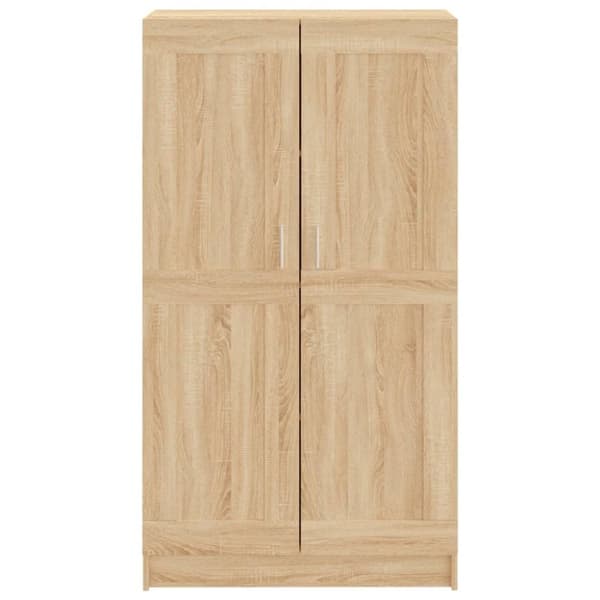 vidaXL bogreol 82,5x30,5x150 cm konstrueret træ sonoma-eg