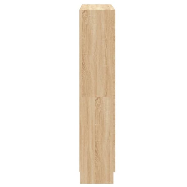vidaXL bogreol 82,5x30,5x150 cm konstrueret træ sonoma-eg