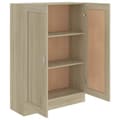 Miniatyrbilde 5 av 10: vidaXL Bokhylle sonoma eik 82,5x30,5x115 cm sponplate