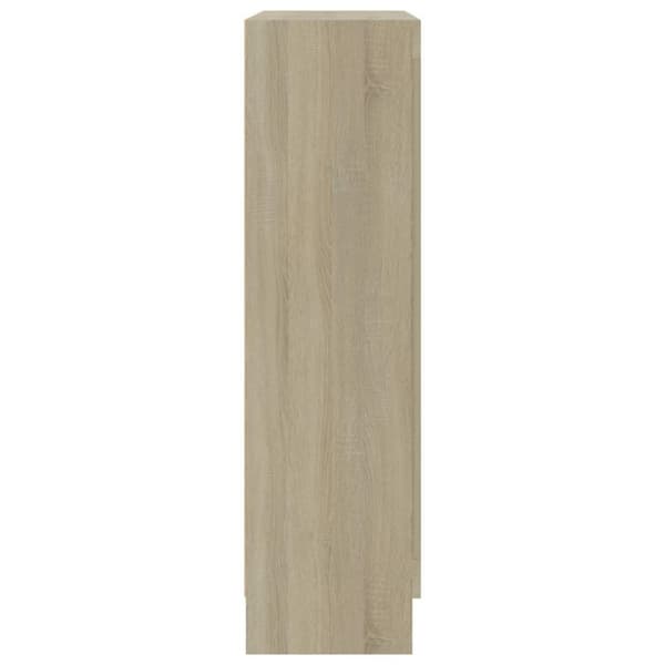 vidaXL Bokhylle sonoma eik 82,5x30,5x115 cm sponplate