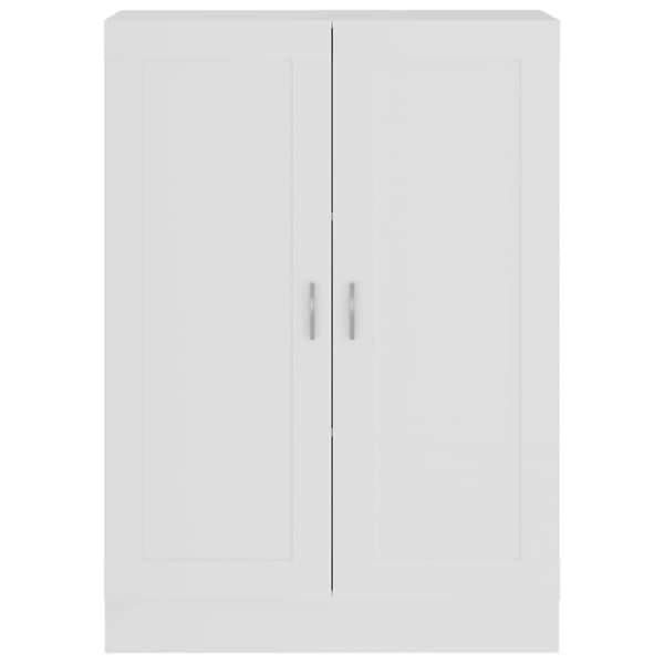 vidaXL Bokhylle hvit 82,5x30,5x115 cm sponplate