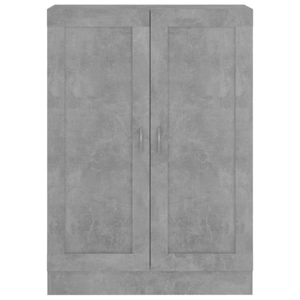 vidaXL bogskab 82,5x30,5x115 cm spånplade betongrå