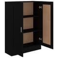 Miniatyrbillede 5 af 10: vidaXL bogskab 82,5x30,5x115 cm spånplade sort
