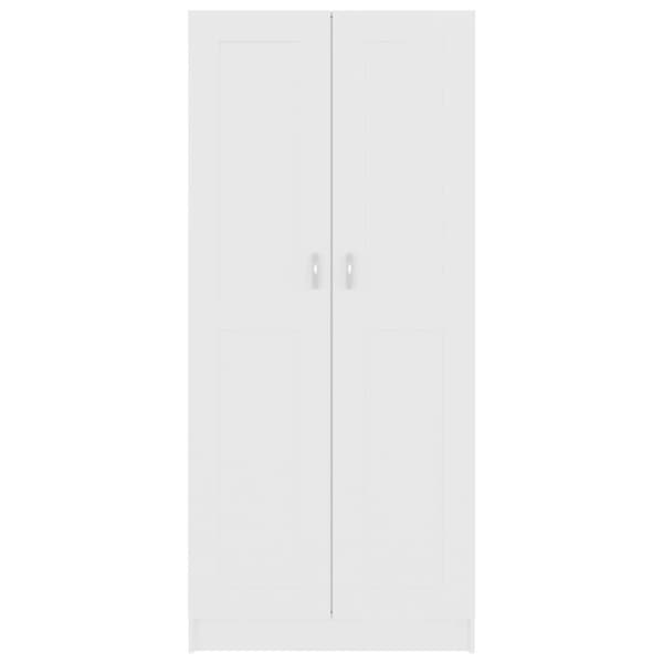 vidaXL bogskab 82,5x30,5x185,5 cm spånplade hvid