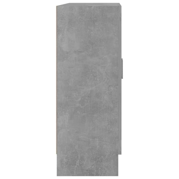 vidaXL bogskab 82,5x30,5x80 cm spånplade betongrå