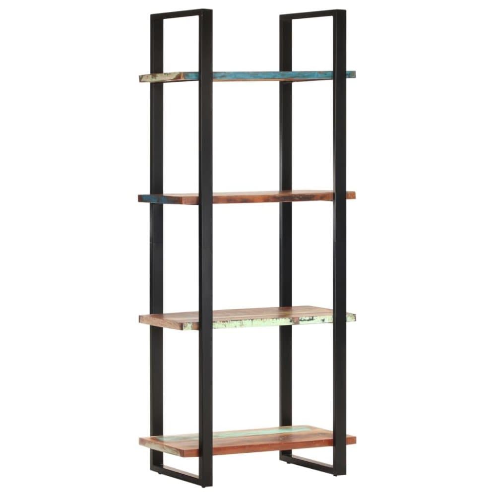 vidaXL Kirjahylly 4 tasoa 80x40x180 cm täysi kierrätetty puu